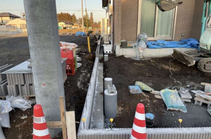 宇都宮市 T様邸 ブロック工事