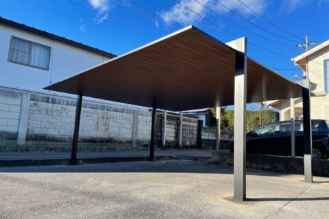 栃木県　日光市　I様邸　外構工事　カーポート設置工事　カーポートSC